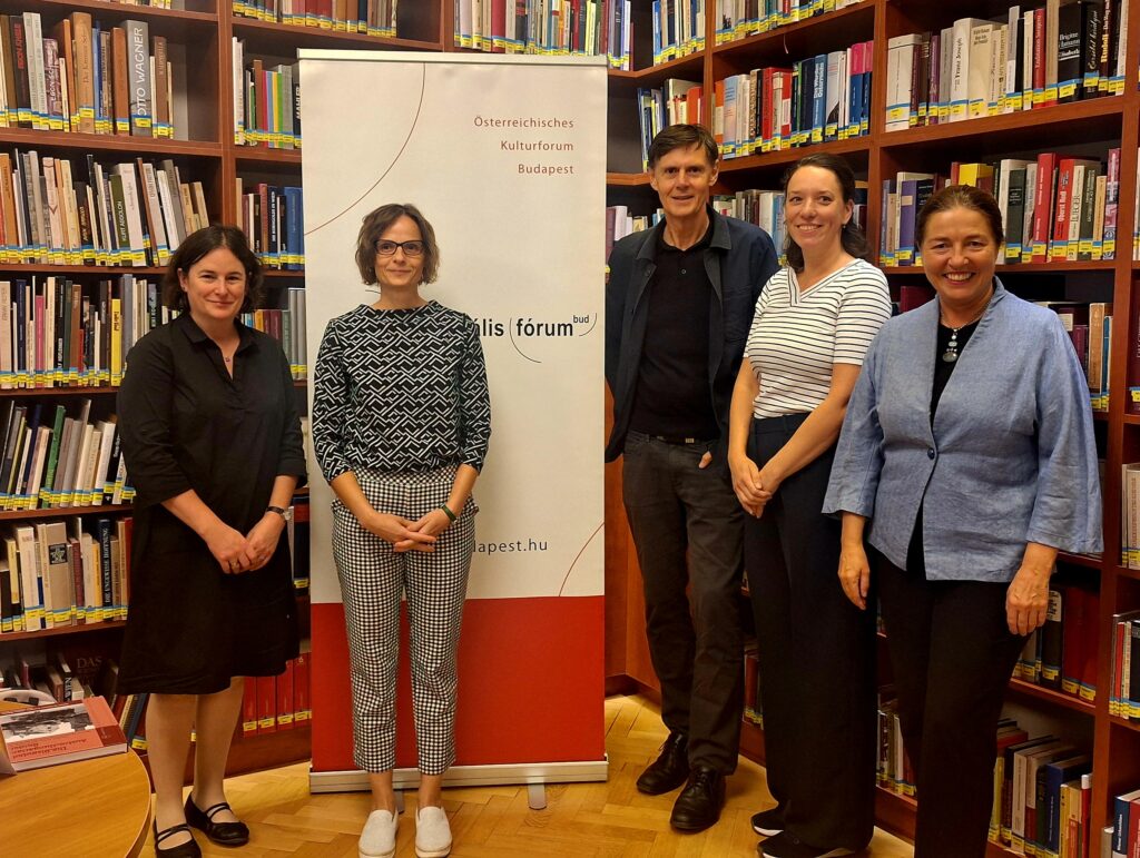Ursula Mindler-Steiner (AUB), Ibolya Murber (ELTE), Hannes Grandits (HU Berlin), Katharina Tyran (Uni Helsinki), Renate Seibl (ÖKF), 18.9.2025;