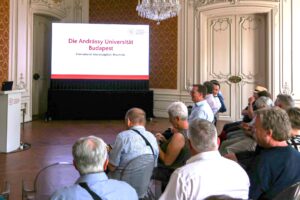 Kommunale Vertreter aus Baden-Württemberg zu Gast an der Andrássy Universität Budapest Beitragsbild